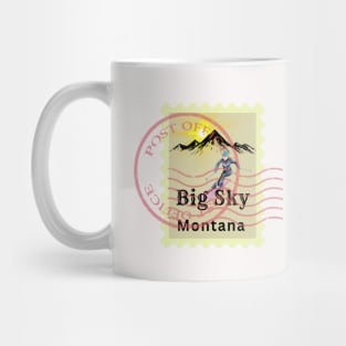 Big Sky Resort Montana USA. Mug Gift Ideas For The Ski Enthusiast. Mug